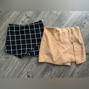 2 SHEIN skorts